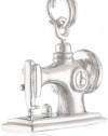 Sterling Silver Sewing Machine Charm