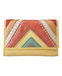 Choose your design! Offered in a variety of cheerful styles, this stunning wallet by Fossil will keep you fashionably organized all day long.