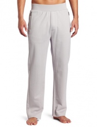 HUGO BOSS Men's Sleepwear Pant With Logo, Silver, Large