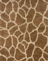 Area Rug 8x11 Rectangle Animal Inspirations Giraffe Color - Momeni Serengeti Rug from RugPal