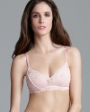 Girlish style starts with a pretty lace bralette from Honeydew.