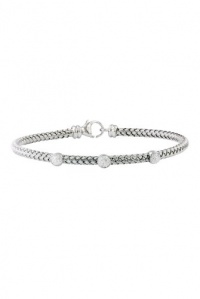 Effy Jewlery Balissima Sterling Silver and Diamond Bracelet, .19 TCW