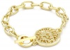 Anne Klein Gold-Tone Plated Logo Toggle Bracelet