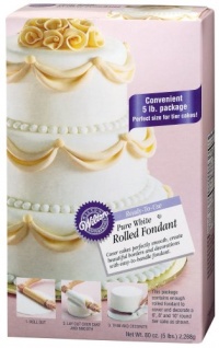 Wilton Pure White Rolled Fondant, 80 oz