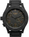 Nixon The Rubber 51-30 Watch - Men's ( Matte Black/Gold )