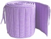 Tadpoles Classics Gingham Crib Bumper, Lavender