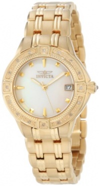 Invicta Women's 0268 II Collection Diamond Accented 18k Gold-Plated Watch