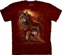 The Mountain - Youth Wolf Sunset T-Shirt