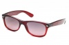 Ray Ban RB2132 New Wayfarer Sunglasses - 843/77 Brown Gradient Antique (Crystal Polarized Blue Gradient Pink Lens) - 55mm