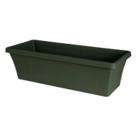 Fiskars 20-52418 18-Inch Terrabox Rectangle Planter, Thyme Green