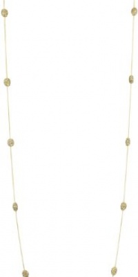 Anne Klein ASTRA Gold-Tone Topaz Colored Fireball Strand Necklace, 42