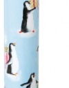 Ideal Home Range Long Fireplace Matches with Decorative Round Box, Blue Pole Party Penguins