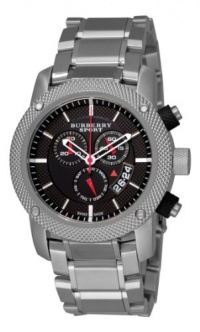 Burberry Men's BU7702 Heritage Black Chronograph Dial Bracelet Watch