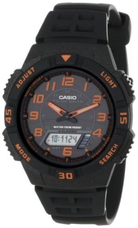 Casio Men's AQS800W-1B2VCF Slim Solar Multi-Function Analog-Digital Watch