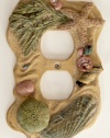 Seashell Nautical Electrical Outlet Duplex Plate Cover