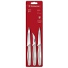 Victorinox Swiss Army 3-Piece Paring Knife Set, White