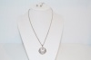 Charter Club Boxed Set Necklace Earrings SILVER Tone set