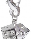 Carolee LUX Sterling Charms Sterling Silver Lucky Dice Charm