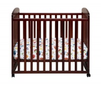 DaVinci Alpha Mini Rocking Crib - Cherry