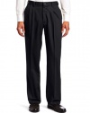 Lee Men's No Iron Relaxed Fit Pleated Pant