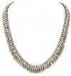 House of Harlow 1960 Silver Plated Pyramid Bar Necklace