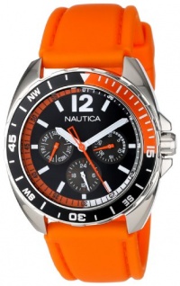 Nautica Unisex N09908G Sport Ring Multifunction Orange Box Set Watch