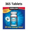 Kirkland Signature Non Drowsy Allerclear Loratadine Tablets, Antihistamine, 10mg, 365-Count