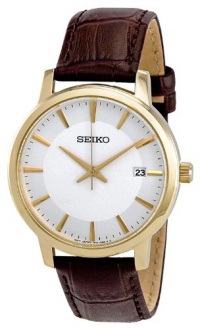 Seiko Men's SGEF92P2 White Dial Watch