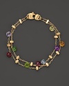 From the Paradise collection, a double stranded bracelet with semi precious stones, designed by Marco Bicego.