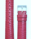 Ladies' Genuine Lizard Watchband Fuscia 18mm Watch Band