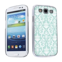 Samsung Galaxy S3 Cover Case - AT&T, Verizon, Sprint, T-Mobile, U.S Cellular, International GSM - Teal Retro