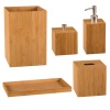 Seville Classics 5 pc Bamboo Bath and Vanity Set