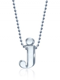 Alex Woo Little Letters Sterling Silver Letter J Pendant Necklace, 16