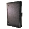 caseen Genuine Leather Black Case Cover For Barnes and Nobel Nook Tablet, Nook COLOR