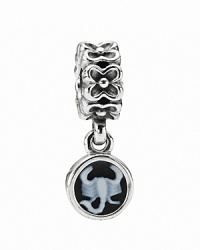 Celebrate your Zodiac sign with PANDORA's ethereal agate cameo charm.