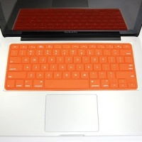 Cosmos Quality Orange Solid Pure Silicone Keyboard cover skin for aluminum Old/New Macbook pro 13 15 17 A1278 + Cosmos cable tie (sku:052-622)