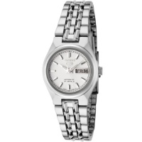 Seiko Women's SYM787K Seiko 5 Automatic White Dial Stainless Steel Watch