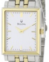 Bulova Men's 98A115 Classic Two-Tone Tank Watch