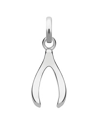 Make a wish for effortlessly chic style! Your wish is granted with this Links of London sterling silver wishbone charm. Layer it with other necklaces or wear it alone for a subtle statement.