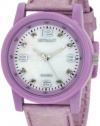 Sprout Women's ST5500MPLV Eco-Friendly Diamond Accented and Lavender Tyvek Strap Watch