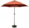 TropiShade 9-Feet Bronze Aluminum Market Rust Polyester Umbrella cover (no storage bag)