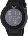 Kenneth Cole New York Unisex KC1640 Digital Black Screen Dial Watch