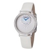 Stuhrling Original Women's 336.121P2SET Vogue Audrey Radiant Swiss Quartz Mother-Of-Pearl Dial White Strap Set Watch