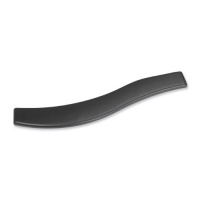 3M Gel Wrist Rest for Ergonomic Split-Design Keyboards, Black Leatherette, Antimicrobial Product Protection (WR314LE)