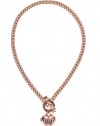 Juicy Couture Jewelry Rose Gold Crown Heart Locket Charm Necklace