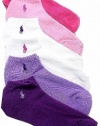 Polo Ralph Lauren Ladies 6-Pack Classic Sport Socks Sz: 9-11 fits 4-10.5