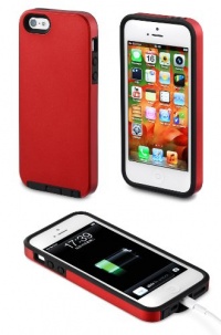 Acase Dual Layer iPhone 5 Case / Cover (Apple iPhone 5) - Superleggera Pro Fit for New iPhone 5 (Red)