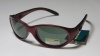 new season & genuine - FABRIS LANE 295068 DESIGNER BURGUNDY FRAME/TEMPLES GREEN LENS SUNGLASSES/SUN GLASSES SPORT/SPORTY RUNNING/WALKING/JOGGING - womens/mens/unisex