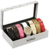 XOXO Women's XO9040  Seven Color Snake Interchangeable Strap Set Watch