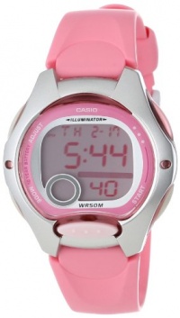 Casio Women's LW200-4BV Digital Pink Resin Strap Watch